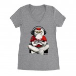 Vrouwen T-Shirt Wise Monkey - Hear no evil